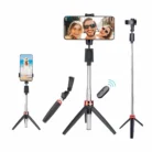 DIGITEK® (DTR-210SS) 68cm Portable Selfie Stick with Wireless Remote, 3 Legs Tripod Base, Rubberized Feet, 1 Kg Max Weight Load, 360° Rotation, Compatible with All Smartphones Photography, Videography 1