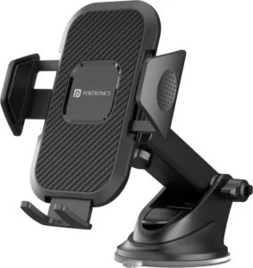 Portronics Car Mobile Holder for Dashboard (Black)
