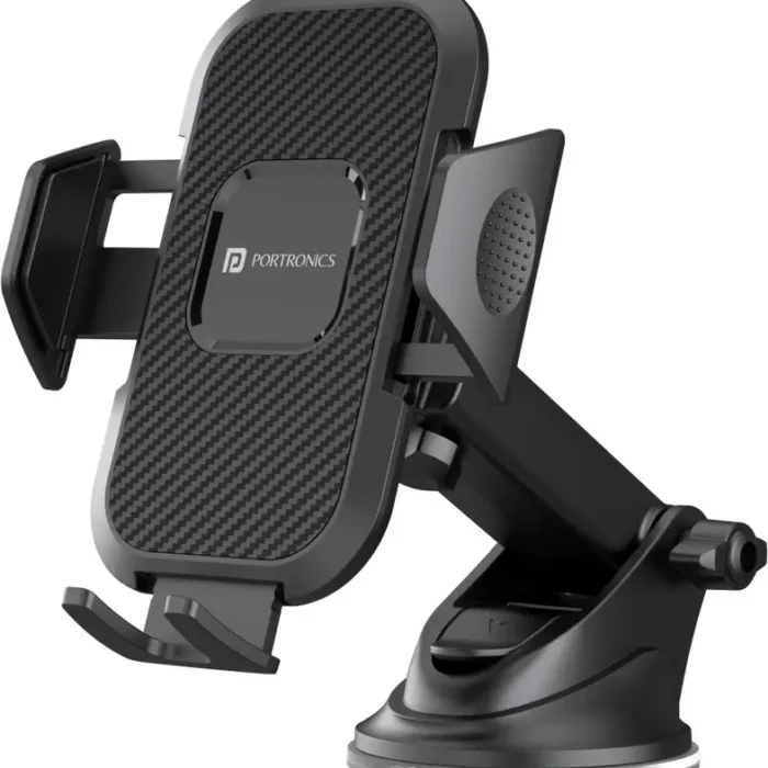 Portronics Car Mobile Holder for Dashboard (Black)