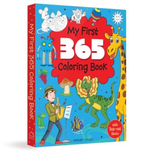 My First 365 Coloring Book | Jumbo Coloring Book for Kids with Tear-Out Sheets
