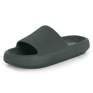 DOCTOR EXTRA SOFT Men's Classic Ultra Soft Sliders/Slippers with Cushion FootBed for Adult | Comfortable & Light Weight | Stylish & Anti-Skid | Waterproof & Everyday Flip Flops for Gents/Boys D-504