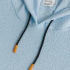 Light Blue Hooded Hoodie for Men – Relaxed Fit Polyester Casual Wear