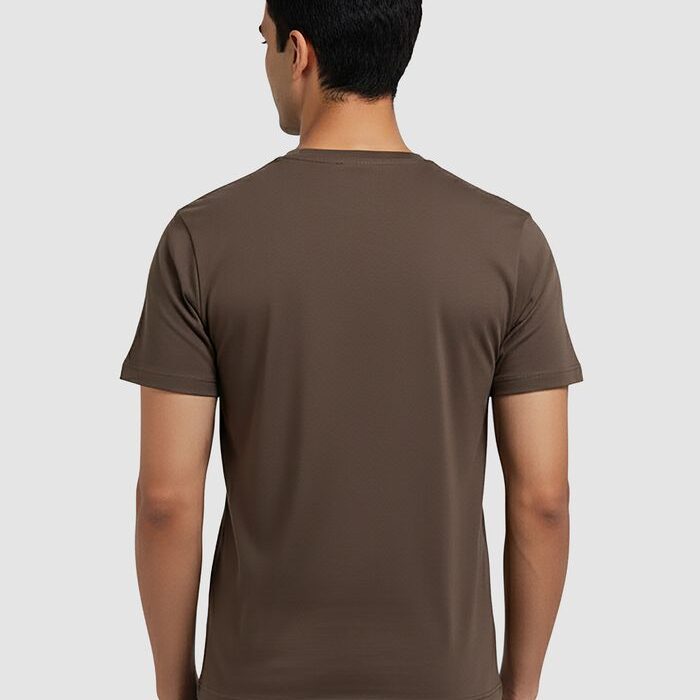 Plain T-Shirt 2.0 for Men & Women – Regular Fit Cotton-Poly Half Sleeve Casual Wear | India Store Mart