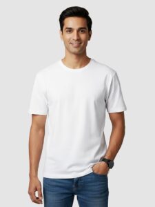 Plain T-Shirts 2.0 – Soft Cotton Blend, Regular Fit Unisex Tee | India Store Mart